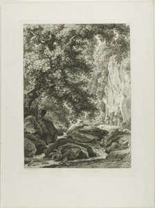 A Civita Castellana, from Picturesque Etched Prospects from Italy by Johann Christian Reinhart