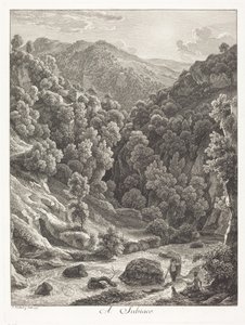 At Subiaco (Near Subiaco) by Johann Christian Reinhart