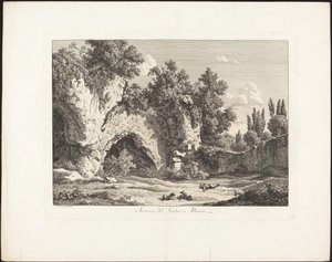Remains of the Theatre at Albano by Johann Christian Reinhart