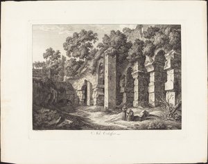 In the Colosseum by Johann Christian Reinhart