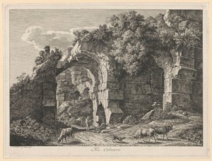 Landscape - In the Colosseum by Johann Christian Reinhart