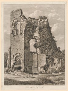 Landscape - Near the Circus of Caracalla by Johann Christian Reinhart