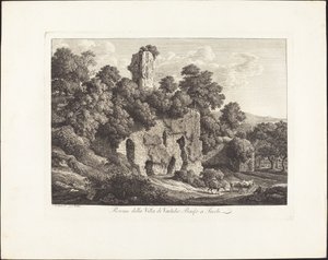 Ruins of the Villa of Ventidius Bassus at Tivoli by Johann Christian Reinhart