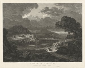 The Great Heroic Landscape, Dedicated to Schiller by Johann Christian Reinhart