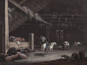 The White Horse: Barn Interior