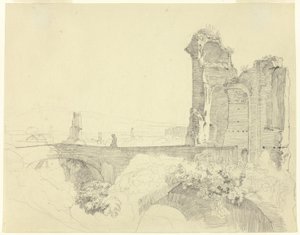 Bridge and Ruined Tower