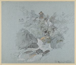 The Muggendorf Waterfall by Johann Christoph Erhard