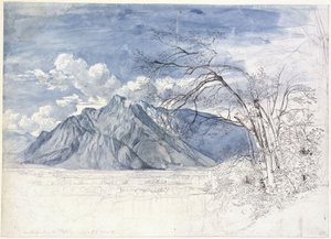 The Untersberg near Salzburg by Johann Christoph Erhard