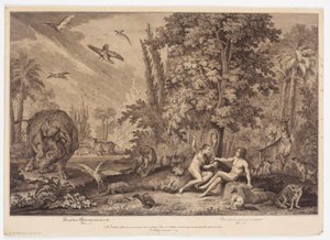 Eve Offering the Apple to Adam