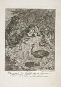 Fable V, Plate Five from Lehrreiche Fabeln aus dem Reiche der Theire