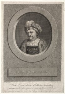 The Persian - Portrait of Franz Wilhelm Kreuchauf by Johann Friedrich Bause