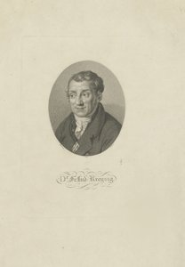 Portrait of Friedrich Ludwig Kreysig, 1826 by Johann Friedrich Bolt