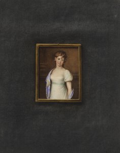 Portrait of an unknown young woman by Johann Friedrich Leybold