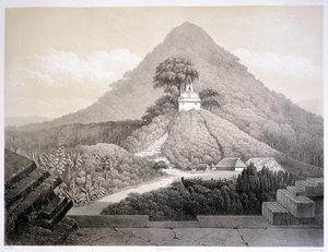 Picturesque View at the Temple of the Cross, Palenque, Plate 20 from 