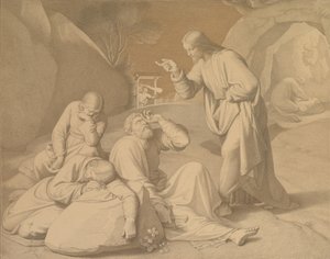 Christ in the Garden of Gethsemane by Johann Friedrich Overbeck