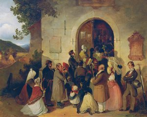 Pilgrims by Johann Friedrich Treml
