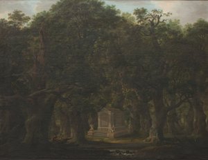 Monument in an Oak Wood by Johann Friedrich Weitsch