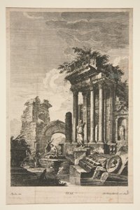 Capriccio with Roman Ruins