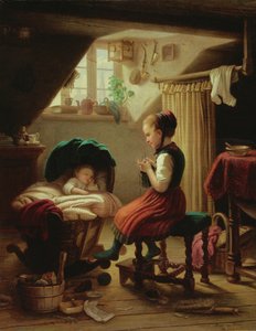 Tending the Little Ones by Johann Georg Meyer von Bremen