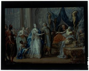Antiochus and Stratonike by Johann Georg Platzer