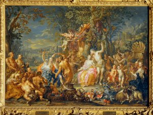 Bacchus and Ariadne by Johann Georg Platzer