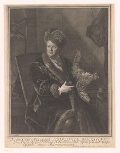 Portrait of Goldsmith Johann Melchior Dinglinger by Johann Georg Wolffgang