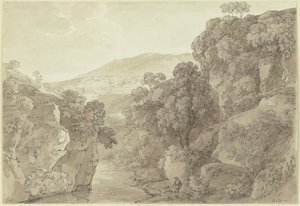 Area near Subiaco by Johann Georg von Dillis