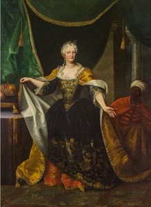 Portrait of Elisabeth Christine of Brunswick-Wolfenbüttel (1691-1750), Wife of Charles VI, Holy Roman Emperor (1685-1740) by Johann Gottfried Auerbach