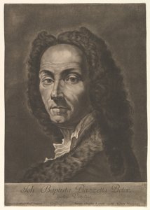 Portrait of Giovanni Battista Piazzetta by Johann Gottfried Haid