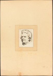 Head of a Man by Johann Gottlieb Prestel after Anton Joseph Prenner