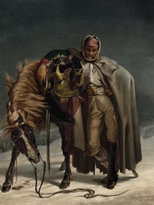 Dragoon of the Swiss guards at the Russian Campaign by Johann Heinrich Bleuler
