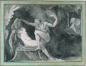 Danish King Poisoned by His Brother in Sleep by Johann Heinrich Füssli