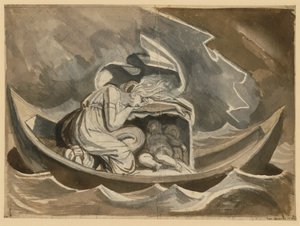 Danae in the Boat with Little Perseus by Johann Heinrich Füssli