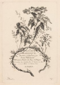 Trumpet-Shaped Flowers (Fleures Baroque) (series title on object)