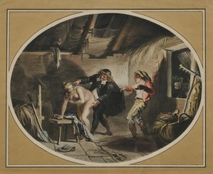 La Jument du compère Pierre after the poem by Jean de La Fontaine, 1800