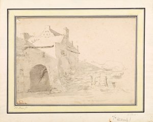 Architectural Study by Johann Heinrich Roos