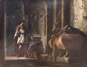 Saul and the Witch of Endor by Johann Heinrich Schonfeldt