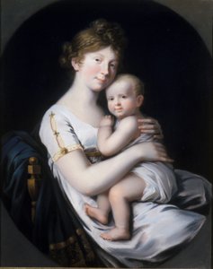 Crown Princess Luise von Preussen with Crown Prince Friedrich Wilhelm IV, 1796