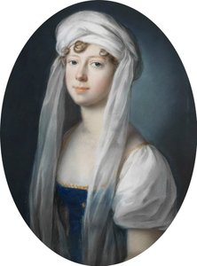 Grand Duchess Maria Pavlovna of Russia as Hereditary Princess of Saxe-Weimar-Eisenach in 1806 by Johann Heinrich Schroder