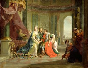 Anthony, Mortally Wounded, with Cleopatra by Johann Heinrich Tischbein
