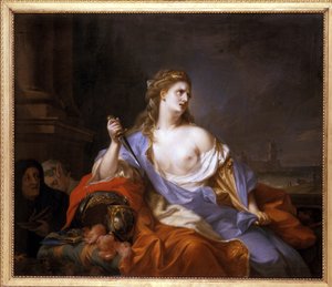 Dido on the Pyre by Johann Heinrich Tischbein