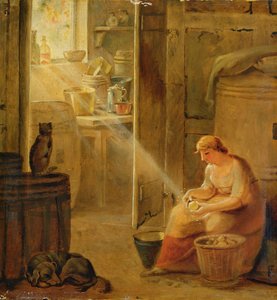 Interior (The Potato) by Johann Heinrich Wilhelm Tischbein