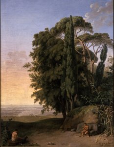 Landscape near Frascati by Johann Heinrich Wilhelm Tischbein