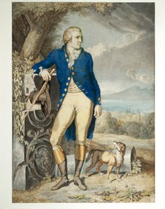 Portrait of Johann Wolfgang von Goethe in the country by Johann Heinrich Wilhelm Tischbein