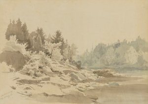 Montmorency River, Quebec by Johann Hermann Carmiencke