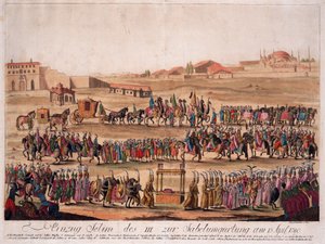 The Entry of the Sultan Selim III to the Girding the Sabre on 13 April 1789