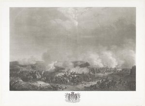 Prince of Orange at the Battle of Quatre-Bras, 1815 by Johann Hürlimann