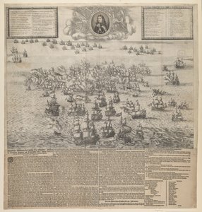 The Battle of Køge Bay in July 1677 by Johann Husman
