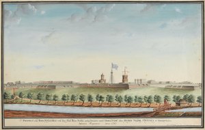 Prospect from Fort St George by Johann Jacob Ludewig Rothmeyer