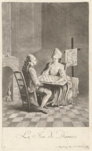The Game of Checkers by Johann Jacobus Haid
